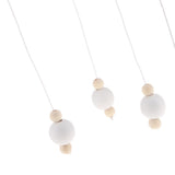 Max Kids Crib Mobile Bell Wooden Wind Chime Hanging Room Decor Yellow