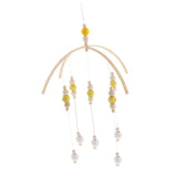 Max Kids Crib Mobile Bell Wooden Wind Chime Hanging Room Decor Yellow