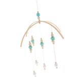 Max Kids Crib Mobile Bell Wooden Wind Chime Hanging Room Decor Green