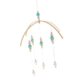 Max Kids Crib Mobile Bell Wooden Wind Chime Hanging Room Decor Green
