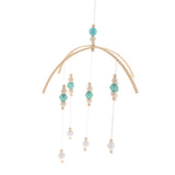 Max Kids Crib Mobile Bell Wooden Wind Chime Hanging Room Decor Green