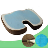 Gel Seat Cushion Orthopedic Pad Comfort Memory Foam Chair Pads Coffee