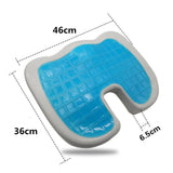 Max Gel Seat Cushion Orthopedic Pad Comfort Memory Foam Chair Pads Blue