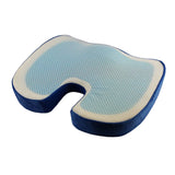 Max Gel Seat Cushion Orthopedic Pad Comfort Memory Foam Chair Pads Blue