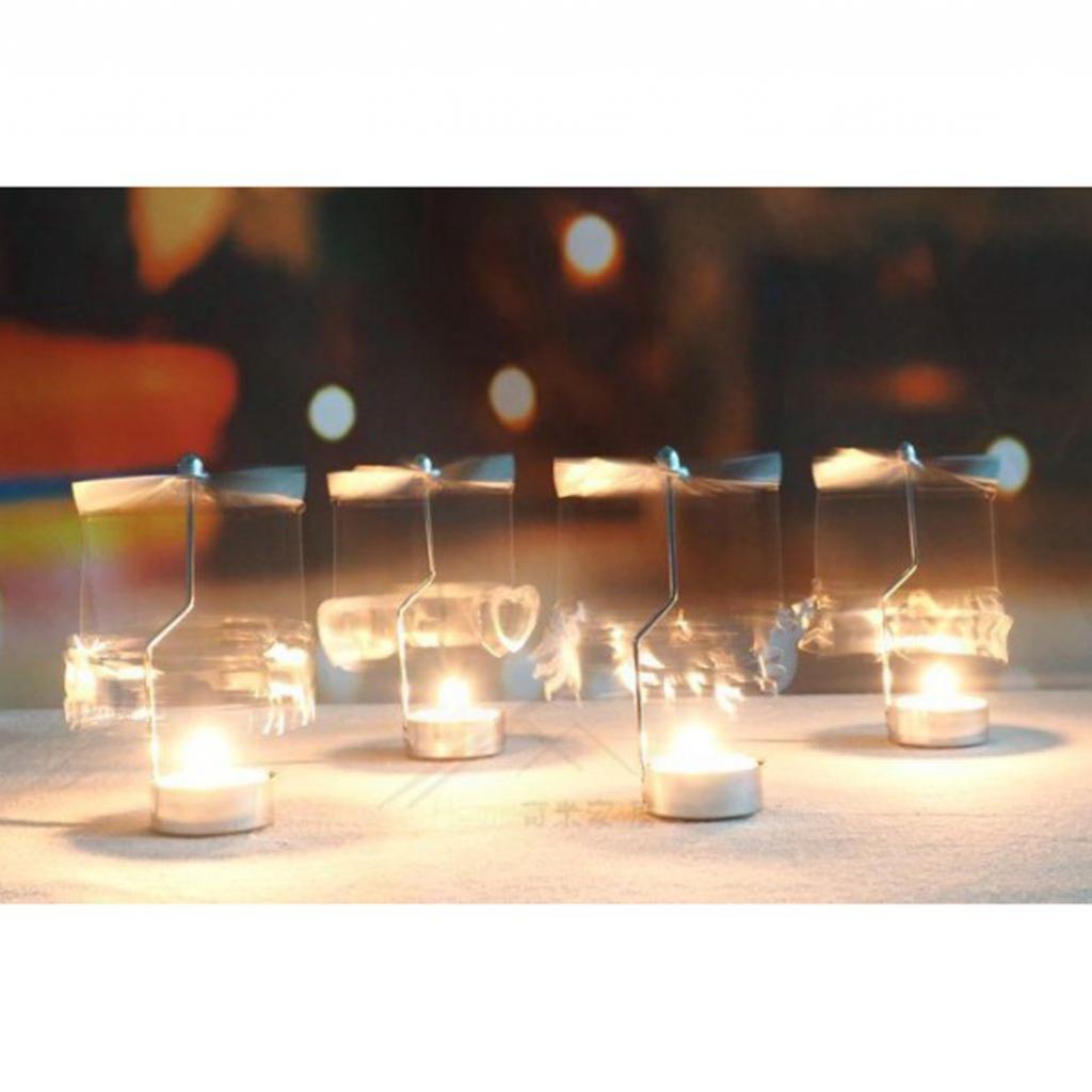 Christmas Decor Rotating Candle Tea Light Holder Candlestick Gold Butterfly