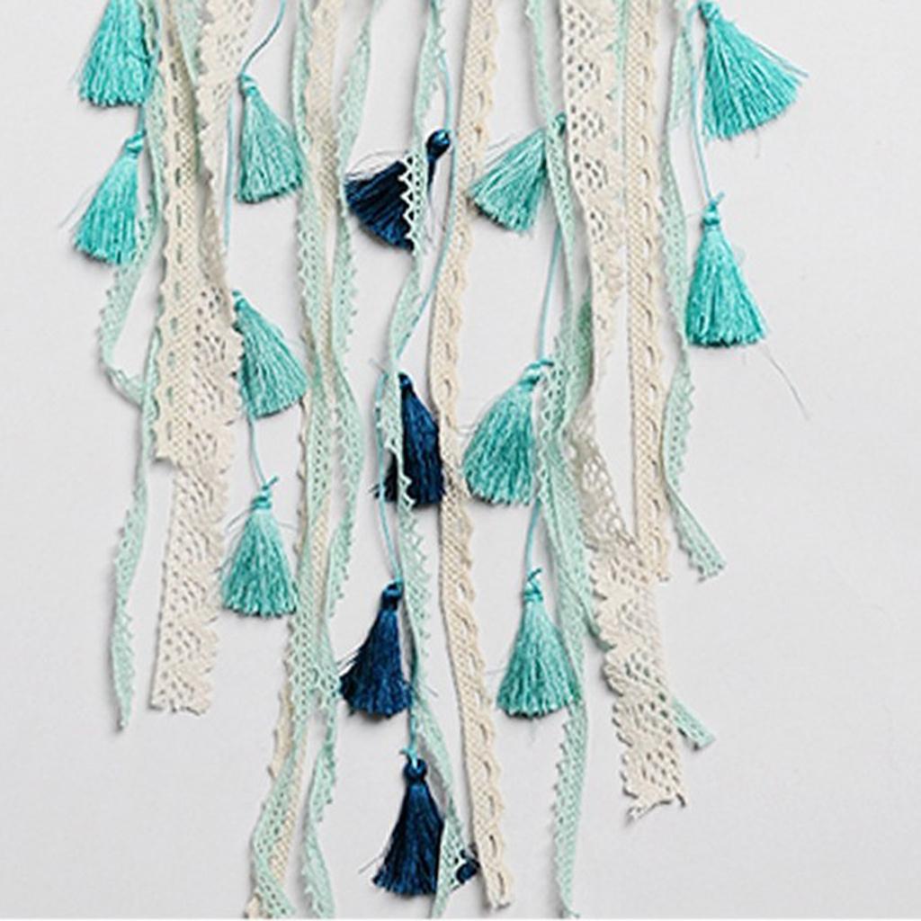 Indian Tassel Dream Catcher Wind Chime Wall Hanging Decor Pendant Green