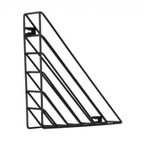 Max Maxb Book Holder Metal Wire Desktop Magazine Rack Bookshelf for Office C Black