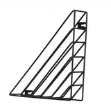 Max Maxb Book Holder Metal Wire Desktop Magazine Rack Bookshelf for Office C Black
