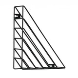 Max Maxb Book Holder Metal Wire Desktop Magazine Rack Bookshelf for Office C Black