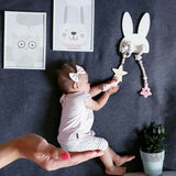Max Nordic Wooden Beads Tassel Pendant Girls Wall Hanging Ornament Cat White