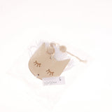 Max Nordic Wooden Beads Tassel Pendant Girls Wall Hanging Ornament Cat White