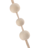Max Nordic Wooden Beads Tassel Pendant Girls Wall Hanging Ornament Cat Pink