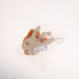 Max Nordic Wooden Beads Tassel Pendant Girls Wall Hanging Ornament Rabbit Yellow