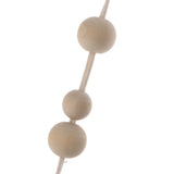 Nordic Wooden Beads Tassel Pendant Girls Wall Hanging Ornament Rabbit Green