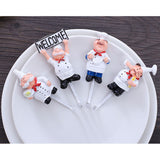 Max Kitchen Cartoon Chef Style Resin Storage Wall Hanger Hook Bath Towel Rack #1