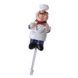 Max Kitchen Cartoon Chef Style Resin Storage Wall Hanger Hook Bath Towel Rack #3