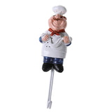 Max Kitchen Cartoon Chef Style Resin Storage Wall Hanger Hook Bath Towel Rack #3