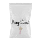 Max Nordic Wooden Beads Tassel Pendant Girls Wall Hanging Ornament Star Pink