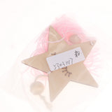 Max Nordic Wooden Beads Tassel Pendant Girls Wall Hanging Ornament Star Pink