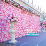 Max Artificial Flower Wall Wedding Venue Flower Pillar Main Road Decor Flower D