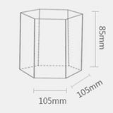 Max 2Pcs Wood Lid Tea Storage Box Organizer Container Tea Caddy Container Green