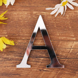 Maxbell 26 Letters DIY 3D Mirror Acrylic Wall Sticker Art Mural Decal Decor A