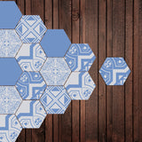 5x Waterproof Hexagon Wall Tile Floor Wall Paper Sticker Wall DIY Decor 03