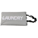 Max Aluminum Alloy Frame Foldable Waterproof Laundry Hamper with Handles Grey