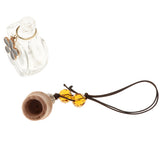 Max Empty Perfume Bottle Refillable Hanging Bottle Home Car Decor Black Flower
