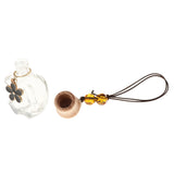 Max Empty Perfume Bottle Refillable Hanging Bottle Home Car Decor Black Flower