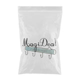 Max Vintage Wood Metal Wall Hook Storage Rack Clothes Hanger Hook Blue 4 Hooks