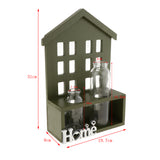 Max Glass Flower Vase Hydroponic Planter Pot Container Case Home Decor Green