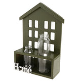 Max Glass Flower Vase Hydroponic Planter Pot Container Case Home Decor Green