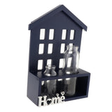 Max Glass Flower Vase Hydroponic Planter Pot Container Case Home Decor Blue