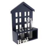 Max Glass Flower Vase Hydroponic Planter Pot Container Case Home Decor Blue