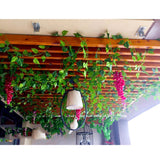 Maxbell Artificial Grapes Fruit Home Kitchen Cabinet Window Display Green-36 grapes