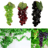 Maxbell Artificial Grapes Fruit Home Kitchen Cabinet Window Display Green-36 grapes