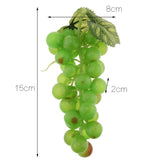 Maxbell Artificial Grapes Fruit Home Kitchen Cabinet Window Display Green-36 grapes