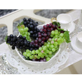 Maxbell Artificial Grapes Fruit Home Kitchen Cabinet Window Display Green-36 grapes