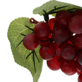 Maxbell Artificial Fake Grape Fruit Home Kitchen Cabinet Display Purple-60 grapes