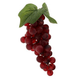 Maxbell Artificial Fake Grape Fruit Home Kitchen Cabinet Display Purple-60 grapes