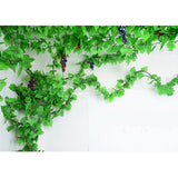 Maxbell Artificial Fake Grape Fruit Home Kitchen Cabinet Display Purple-60 grapes