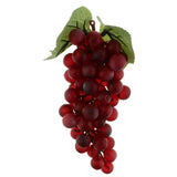 Maxbell Artificial Fake Grape Fruit Home Kitchen Cabinet Display Purple-60 grapes