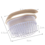 Maxbell Dish Cleaning Brush Kitchen Brushes with Handle Khaki