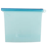 Maxbell Silicone Refrigerator Vacuum Sealed Food Storage Bag Fresh Saver Blue