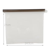 Maxbell Silicone Refrigerator Vacuum Sealed Food Storage Bag Fresh Saver White