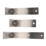 Maxbell Stainless Steel Floating Shelves Bracket Corner Brace Support 125 x 85mm