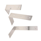 Maxbell Stainless Steel Floating Shelves Bracket Corner Brace Support 125 x 85mm