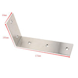 Maxbell Stainless Steel Floating Shelves Bracket Corner Brace Support 175 x 105mm