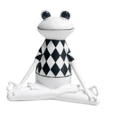 Maxbell Resin Creative Yoga Frog Figurine Home Office Tabletop Ornament Decor Gift A